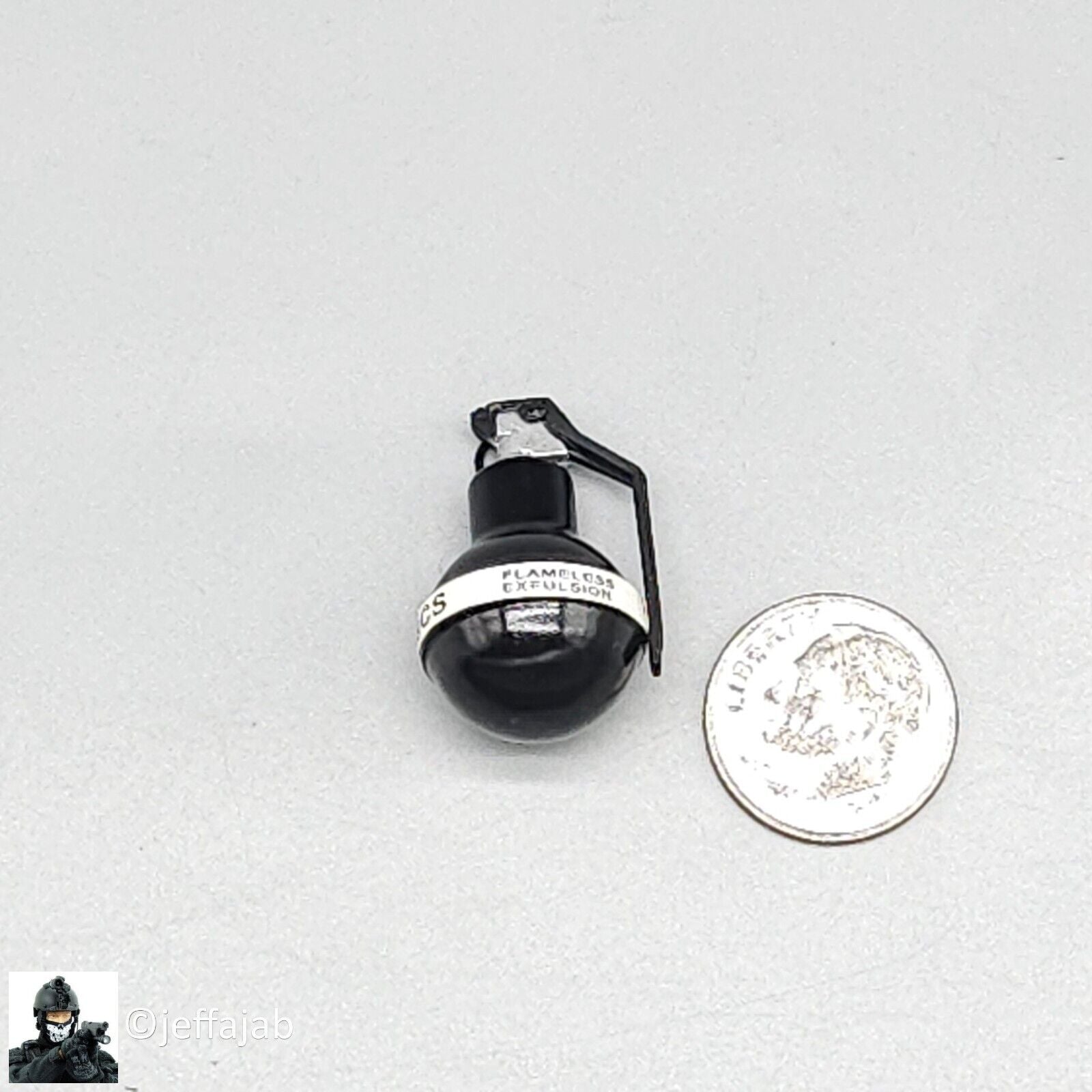 1:6 scale BBI Terminate Lucifer Plastic 519CS Grenade for 12" Figures BHD