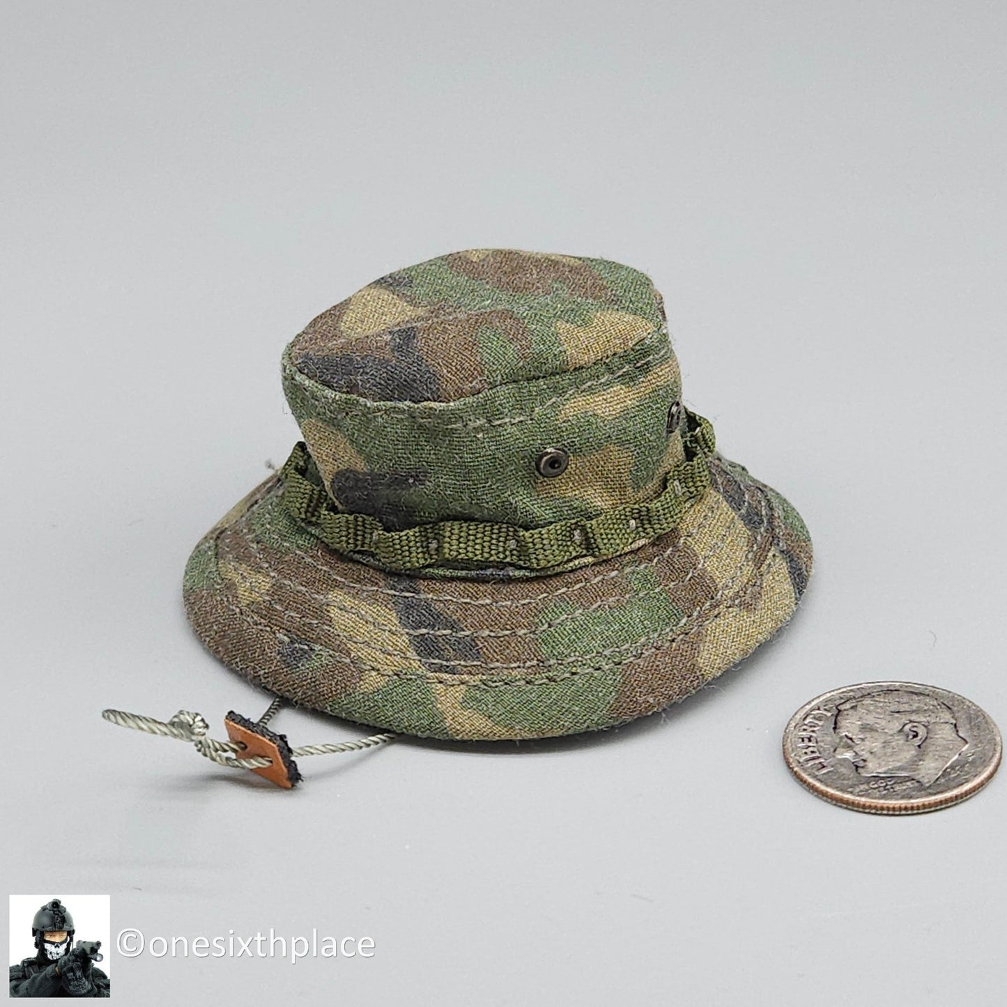 1:6 scale Dragon Woodland Camo Boonie Hat for 12" Figures