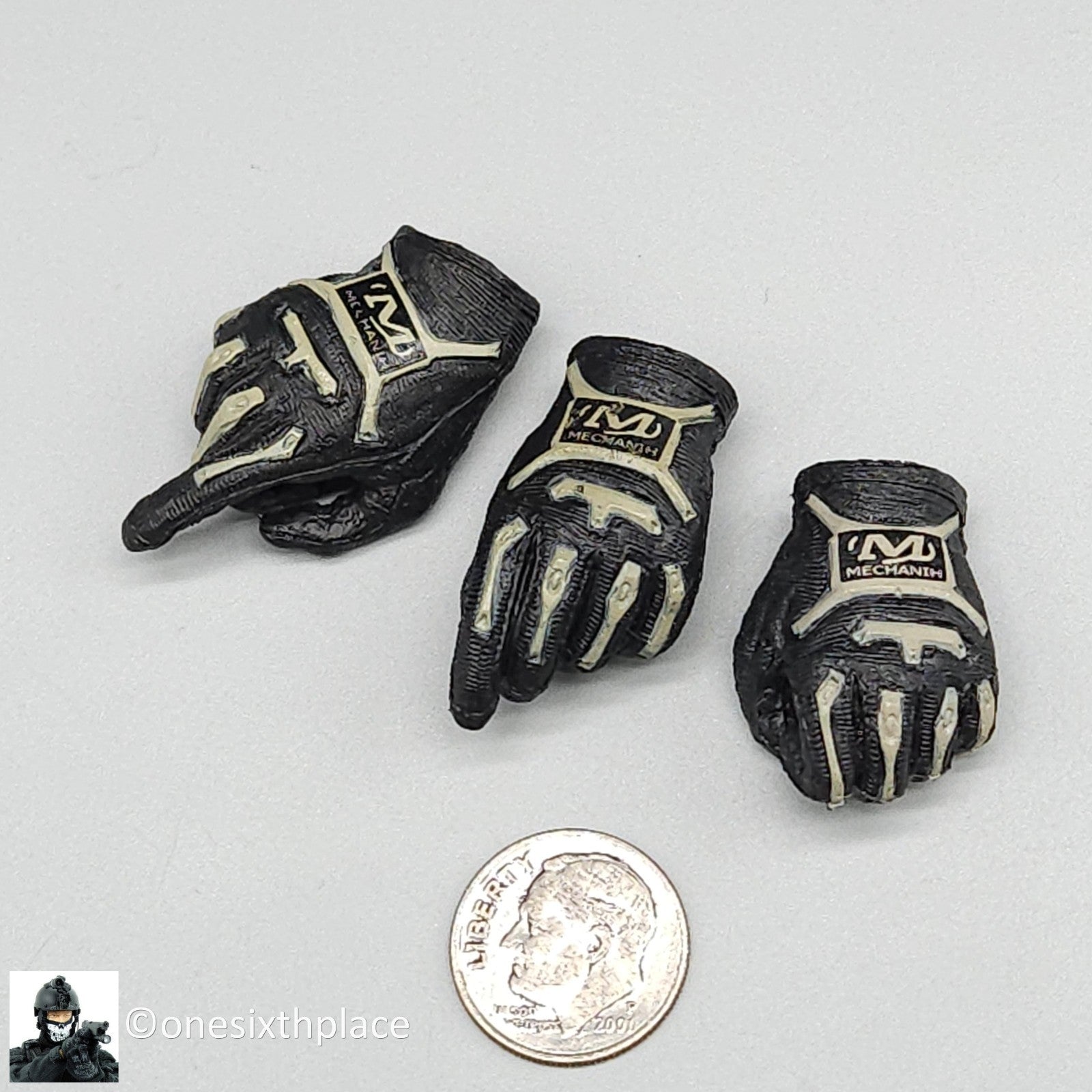 1:6 scale Soldier Story NYPD ESU Entry Team Gloved Hands for 12" Figures