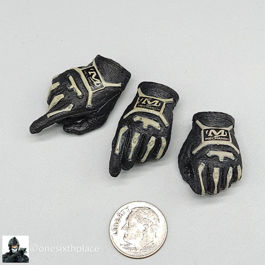 1:6 scale Soldier Story NYPD ESU Entry Team Gloved Hands for 12" Figures