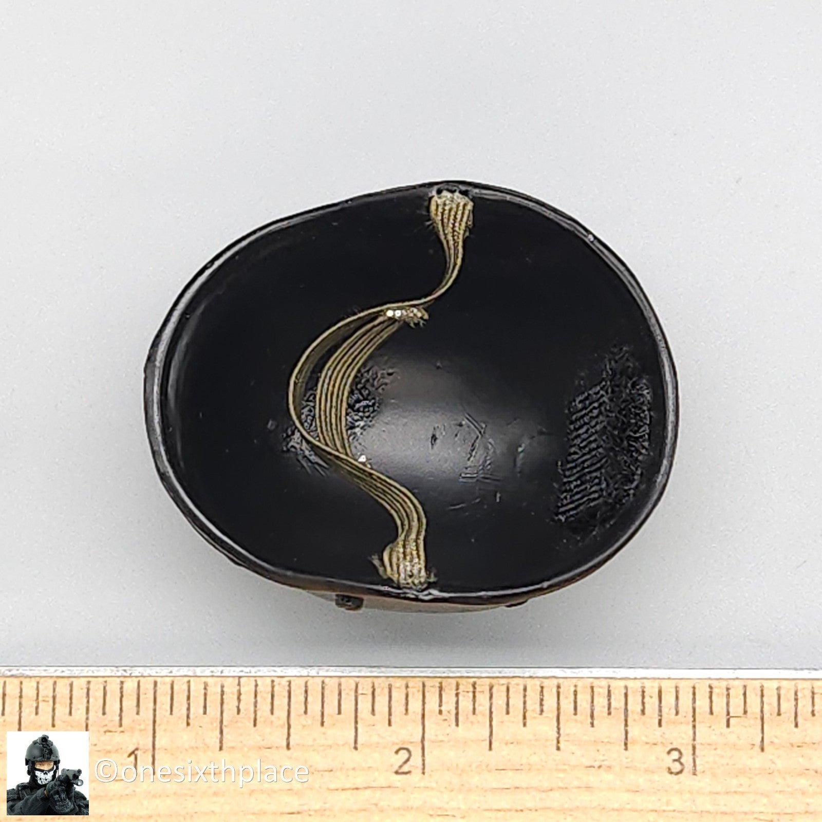 1:6 scale BBI SWAT Team Barret Black Metal PASGT Helmet for 12" Figures