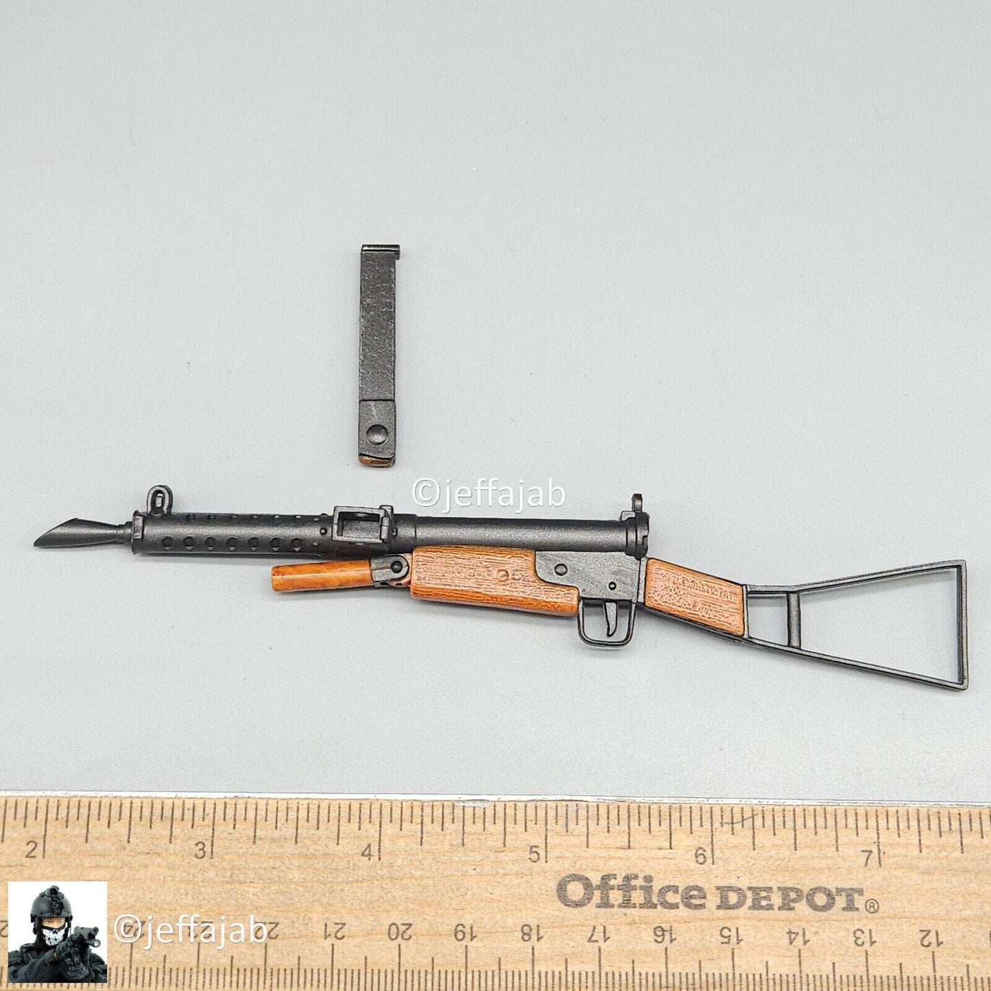 1:6 scale Ultimate Soldier WWII British MK 1 Sten Machine Gun for 12" Figures
