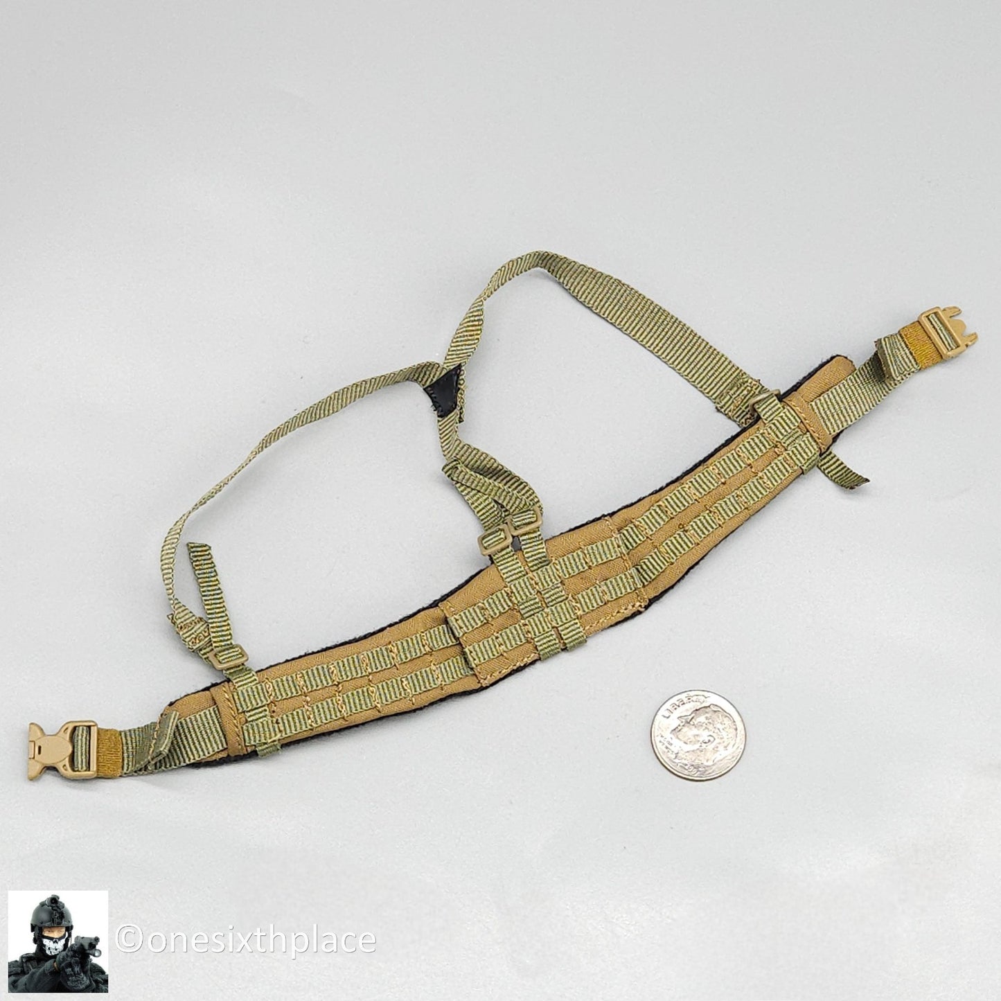 1:6 scale Easy & Simple Russian ALPHA Team Leader MOLLE Belt w/ Suspenders