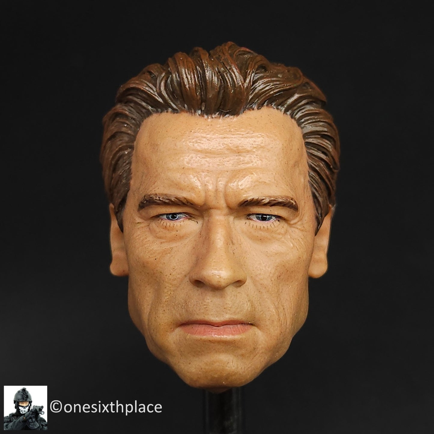 1:6 scale Arnold Old Terminator T800 Head Sculpt for 12" Figures