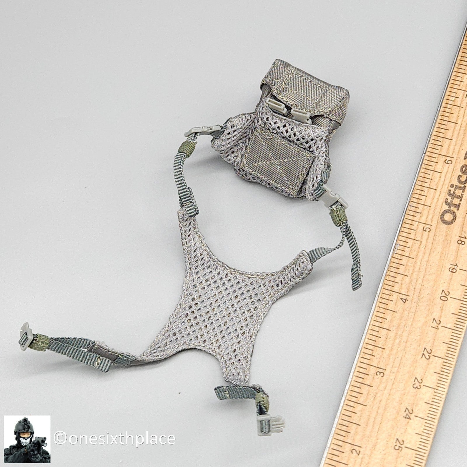 1:6 Easy & Simple Coalition Force Multicam Gray Chest Rig for 12" Figure 26065SC