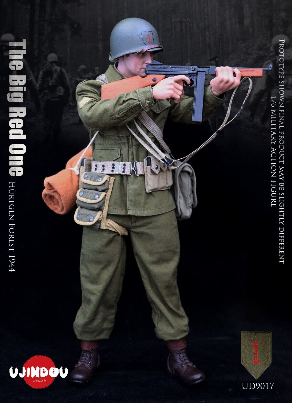 1:6 scale Ujindou The Big Red One US Army Infantryman Hürtgen Forest 1944 Figure