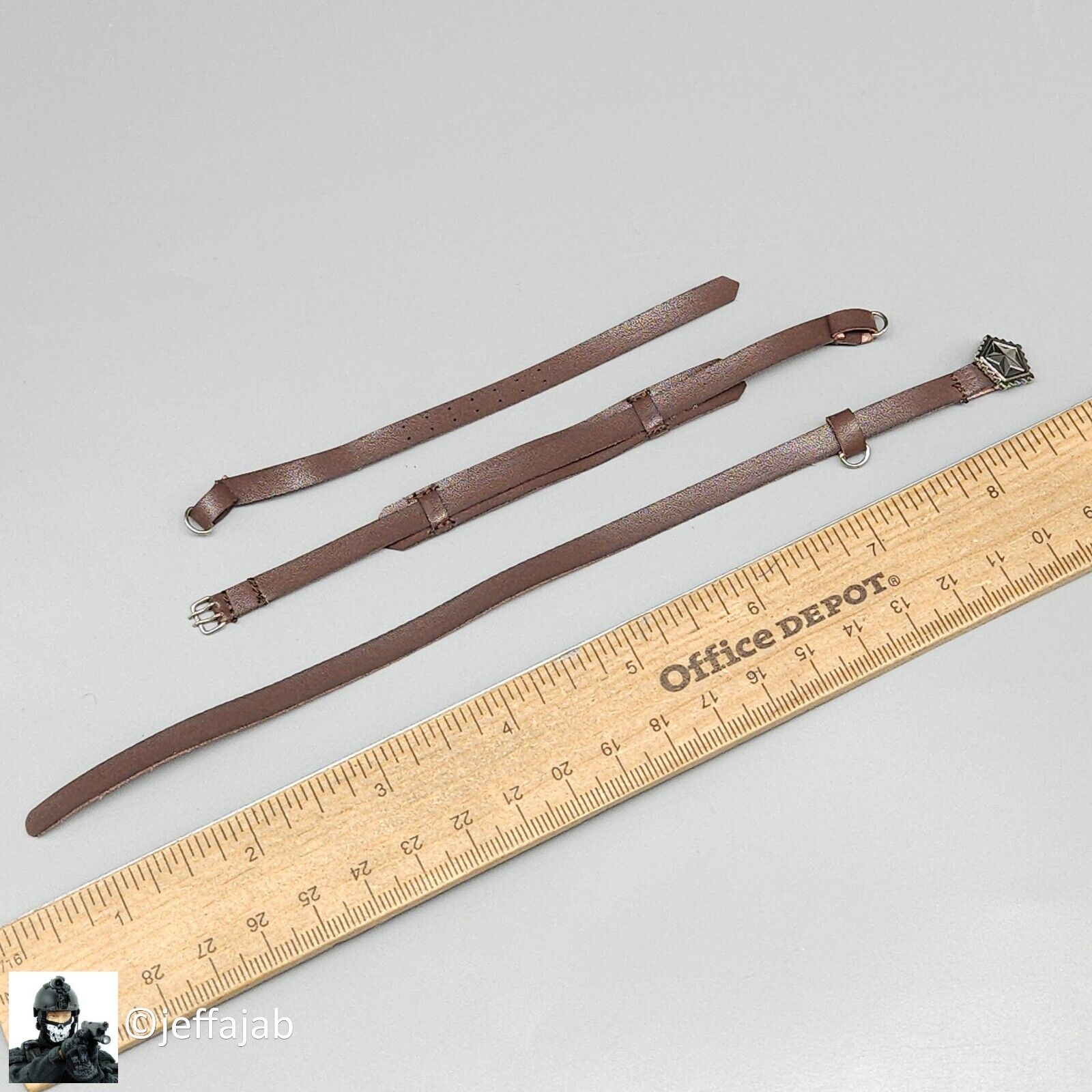 1:6 Flagset Soviet Red Alert Mobilize Troops Brown Belt w/ Shoulder Strap