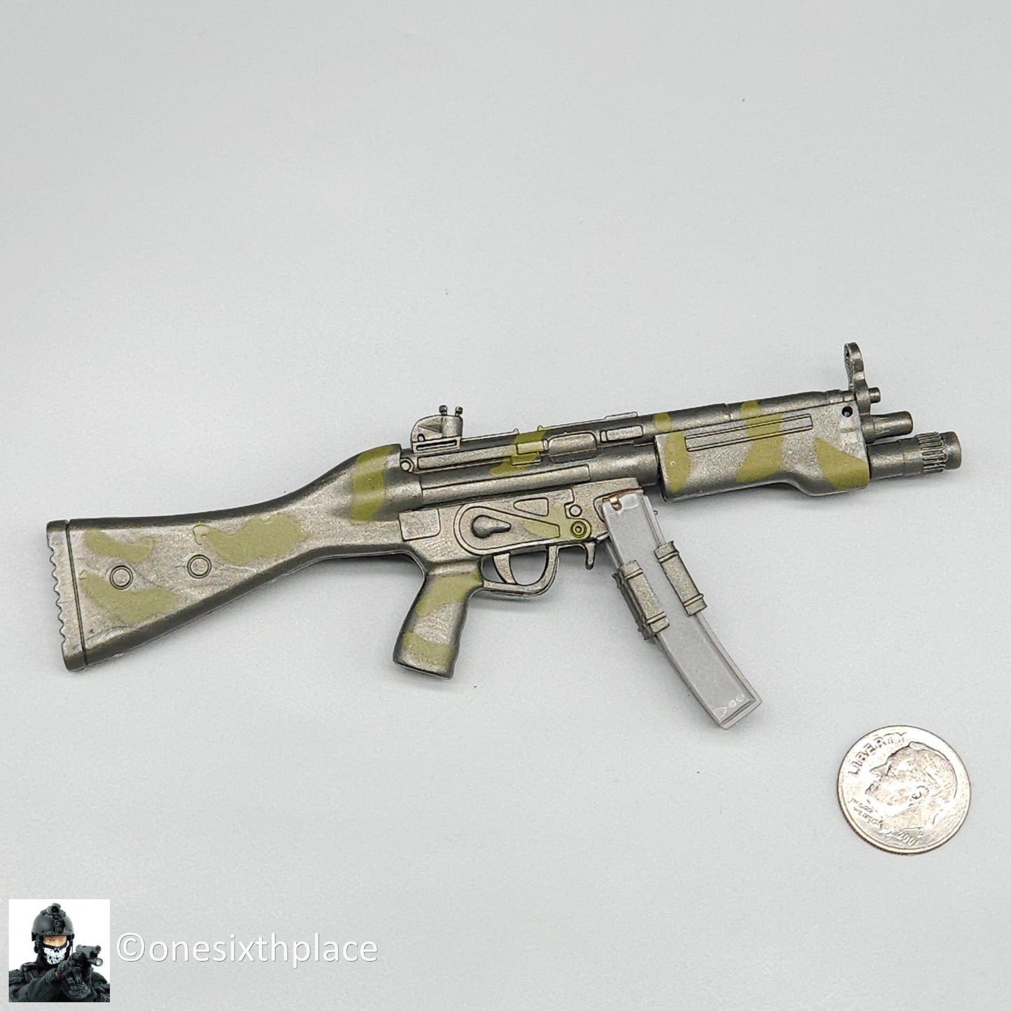 1:6 scale Hasbro Force Recon Marine Camo MP5 Submachine Gun for 12" Figures