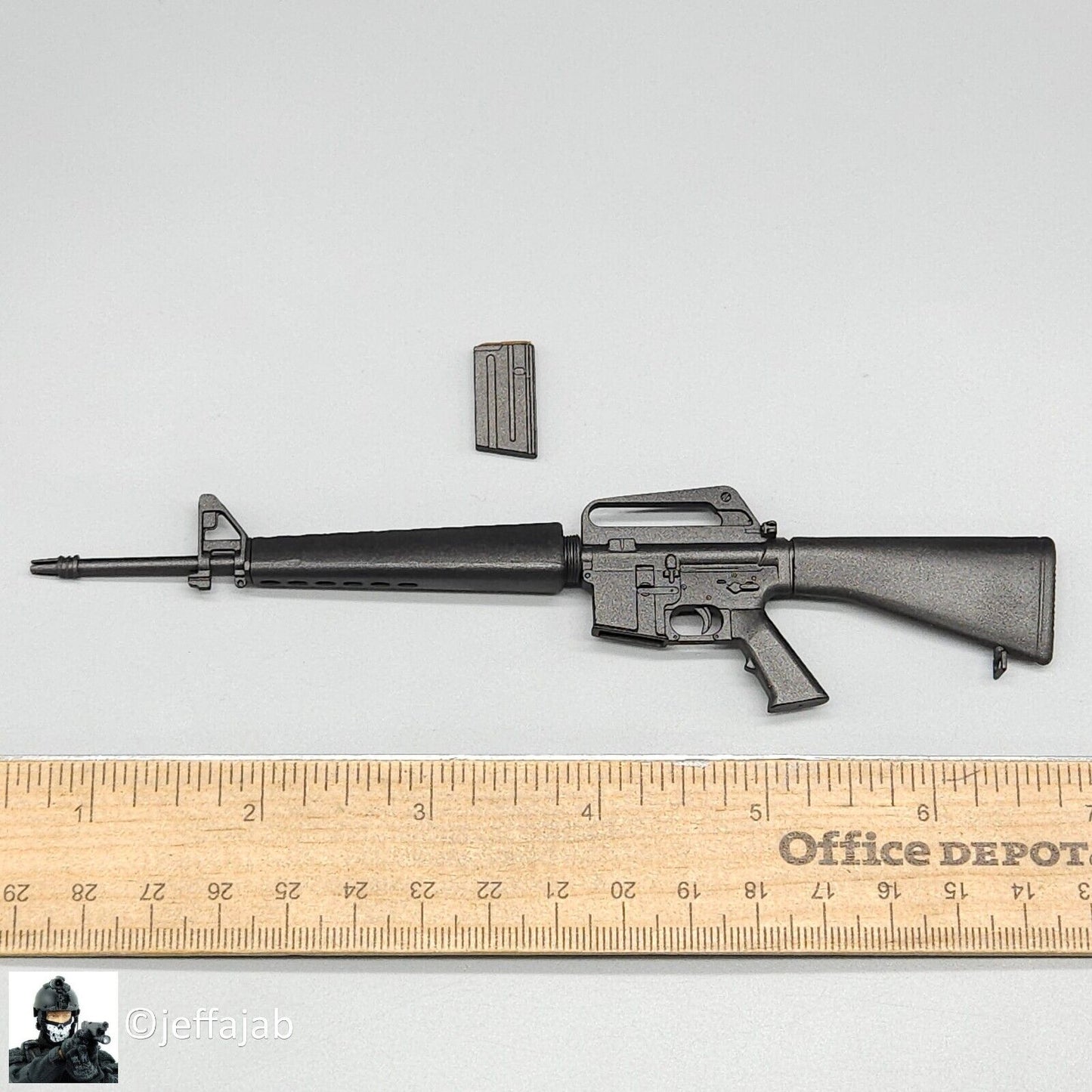 1:6 scale DJ Custom Forrest Gump in Vietnam M16 Rifle for 12" Figures