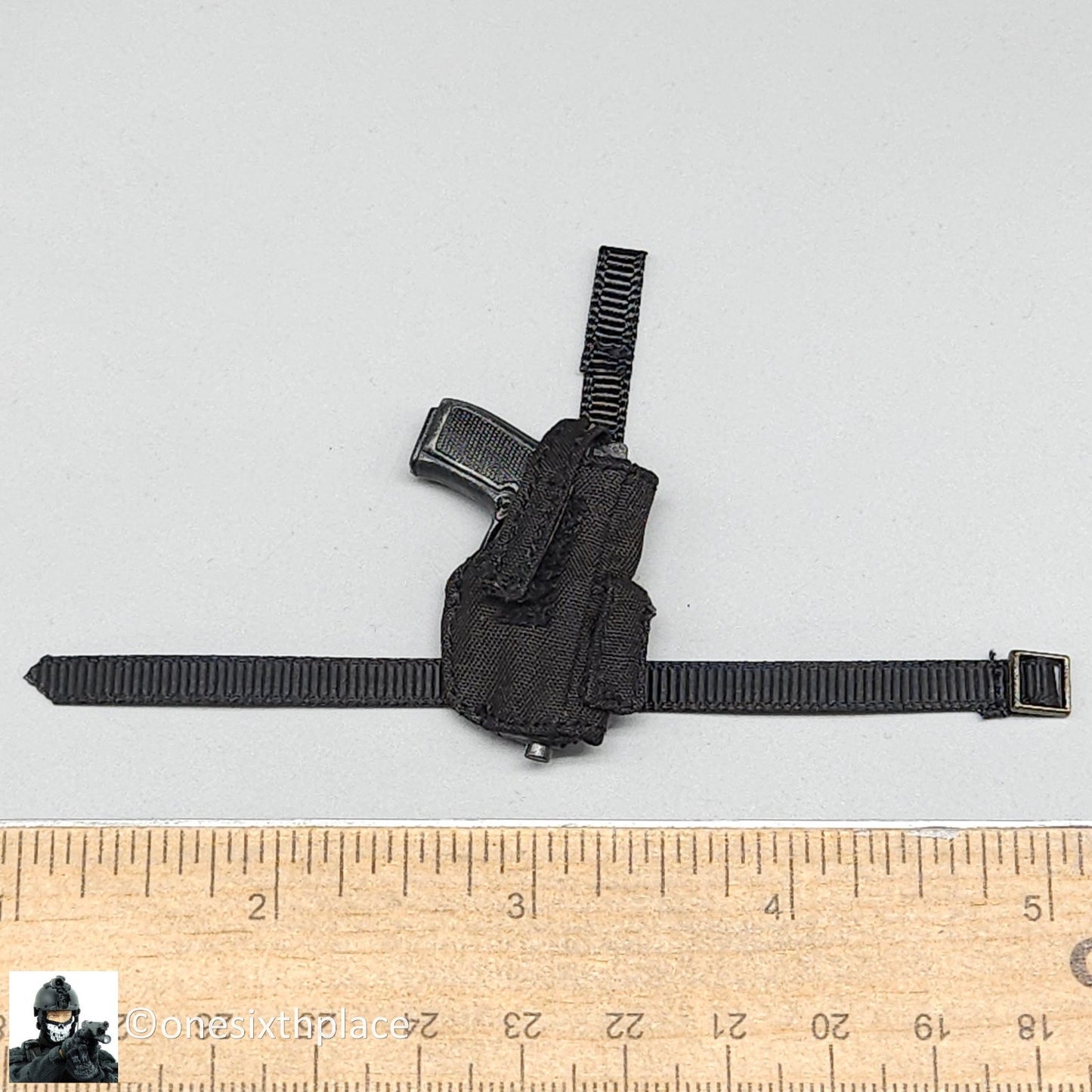 1:6 Flirty Girl Evolution Female Block Cloth Holster (No Pistol) for 12" Figures