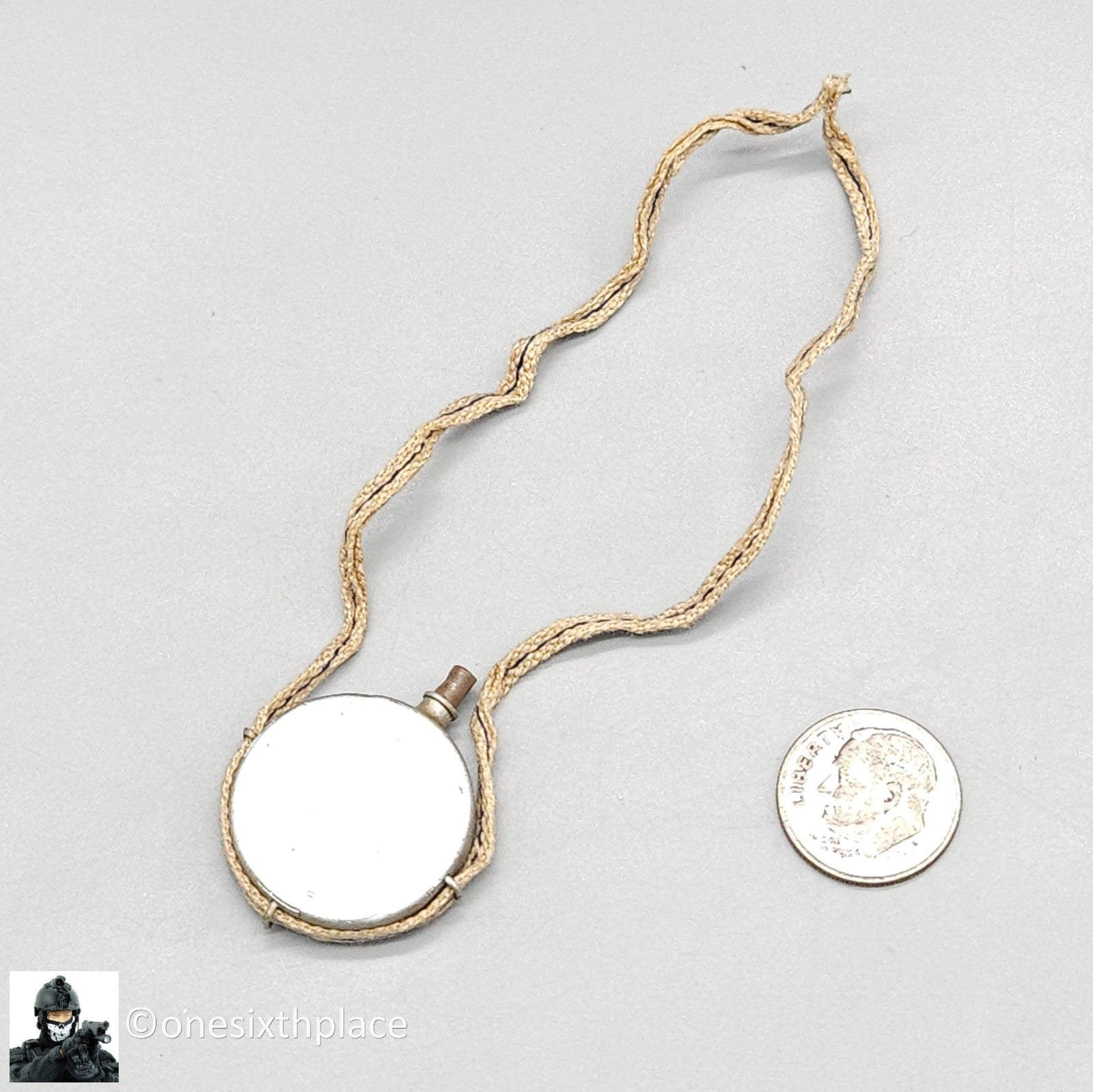 1:6 scale Sideshow Civil War 29th Alabama Infantry Drum Canteen for 12" Figures