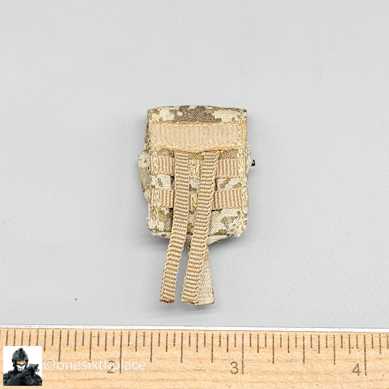 1:6 scale AOR1 Camo GP Canteen Pouch for 12" Figures