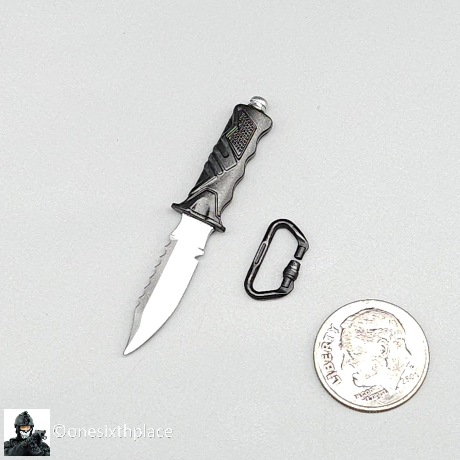 1:6 scale Hot Toys Deadpool 2 Cable Knife & Carabiner for 12" Figures MMS583