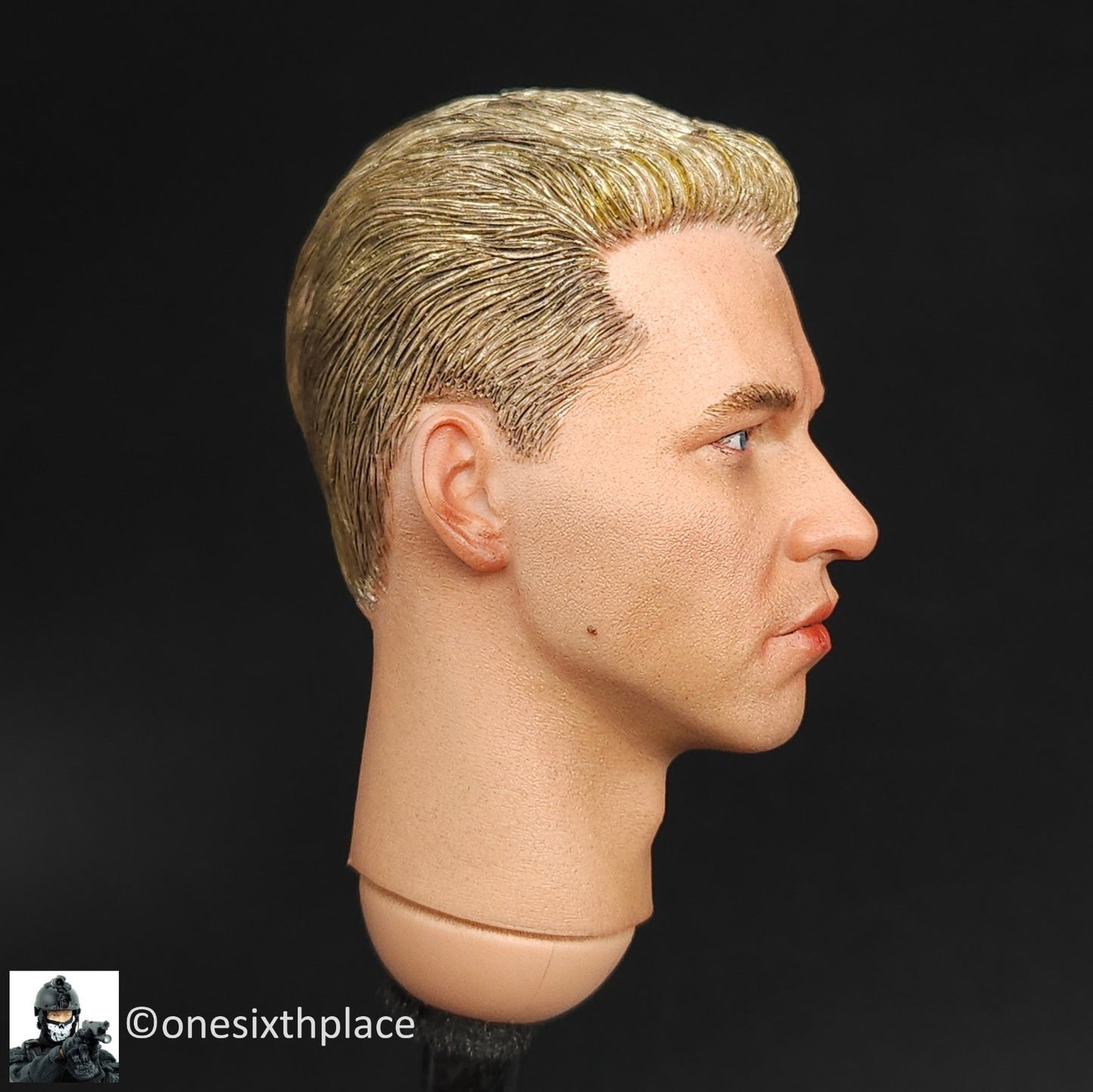 1:6 DID US Navy F-14 Pilot Tom & Nick "Iceman" Head Sculpt for 12" Figures