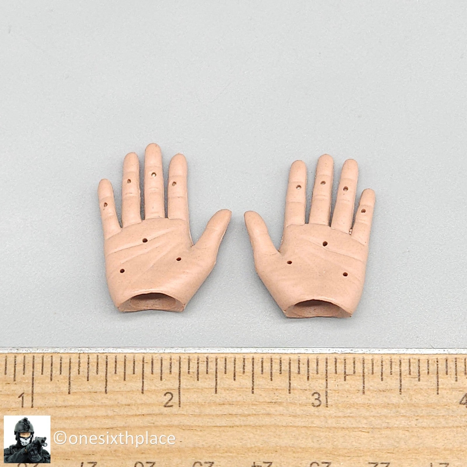 1:6 DID US Navy F-14 Pilot Tom & Nick Male Bendy Hands for 12" Figures