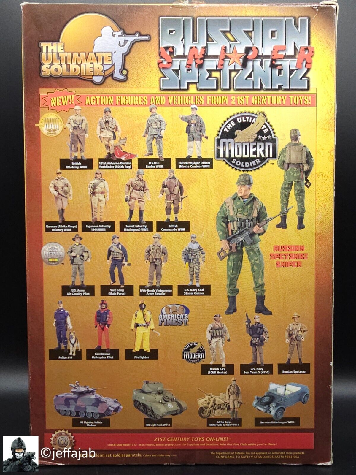 1:6 Ultimate Soldier Russian Spetsnaz Sniper Boxed 12" Action Figure