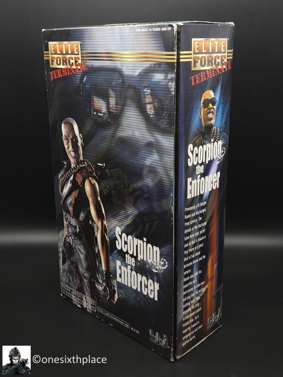 1:6 BBI Elite Force Terminate "Scorpion the Enforcer" 12" Action Figure Villain