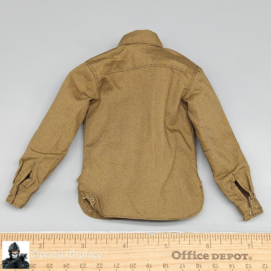 1:6 scale Ujindou WWII US Armored Infantryman Mens M37 Brown Service Shirt