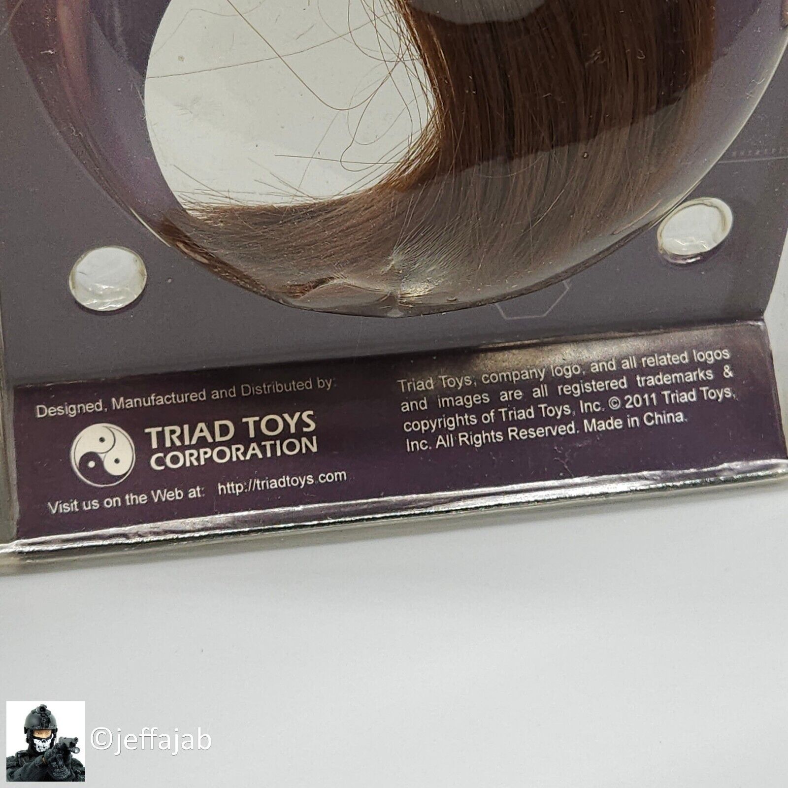 1:6 Triad Toys Female Head Sculpt Series 3 Sienna Brunette Hair for 12" Figure