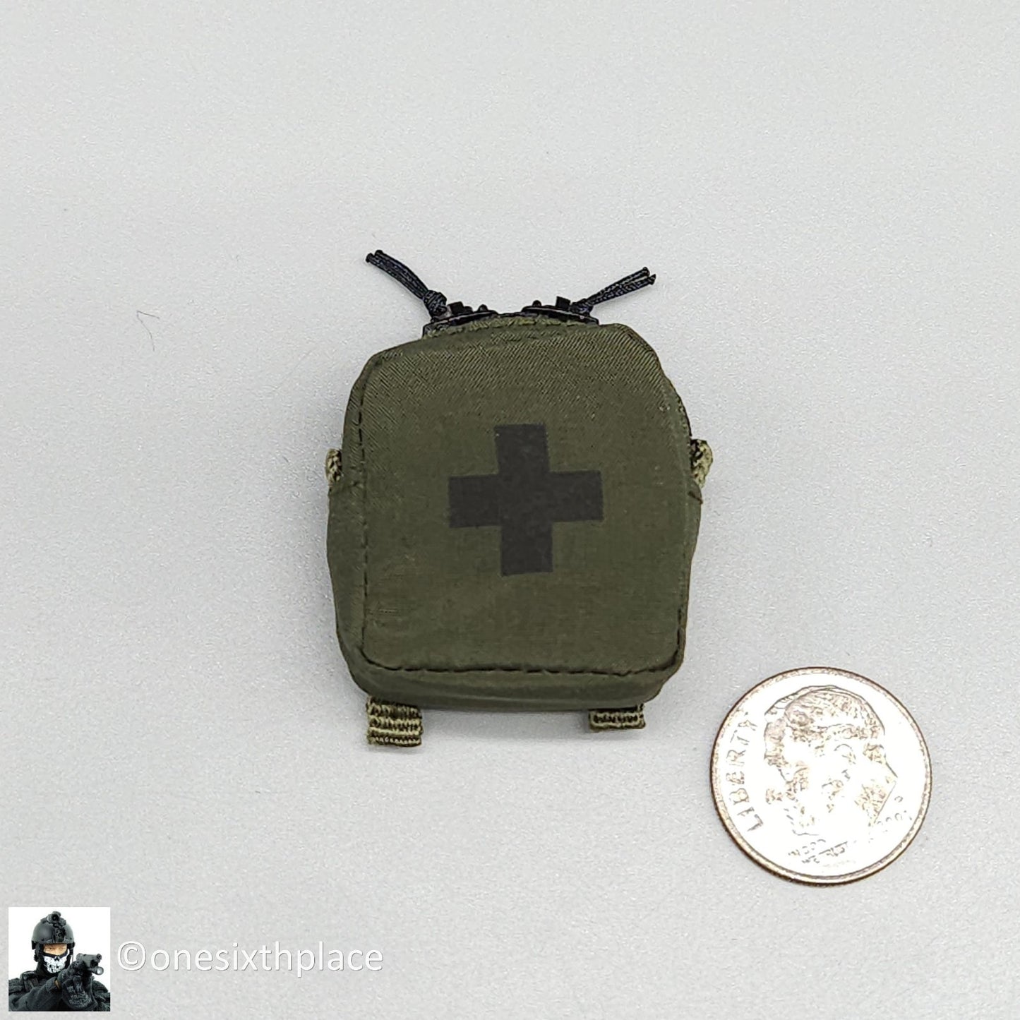 1:6 Easy & Simple Delta Force Chronology 2006 Green Medic Pouch for 12" Figures