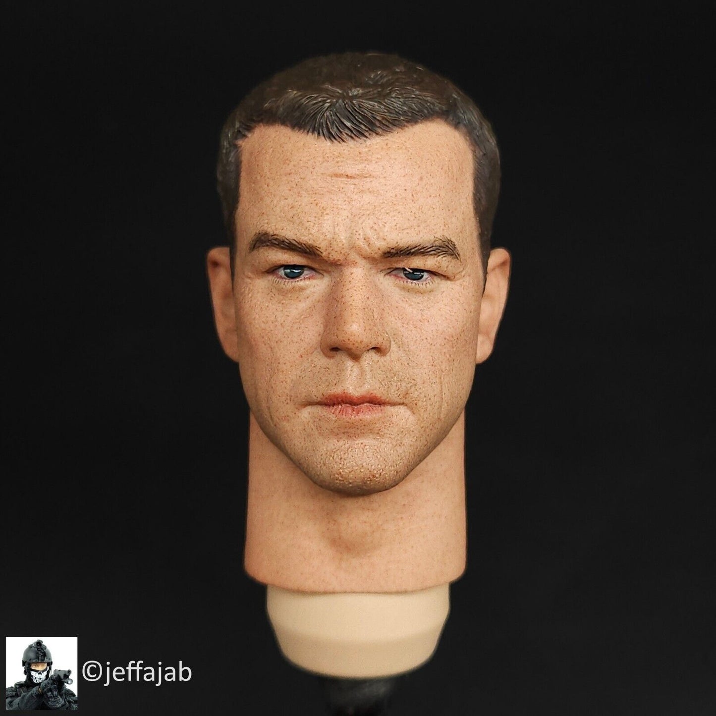 1:6 Ujindou Vietnam MACV-SOG Prairie Fire Male Head Sculpt for 12" Figures