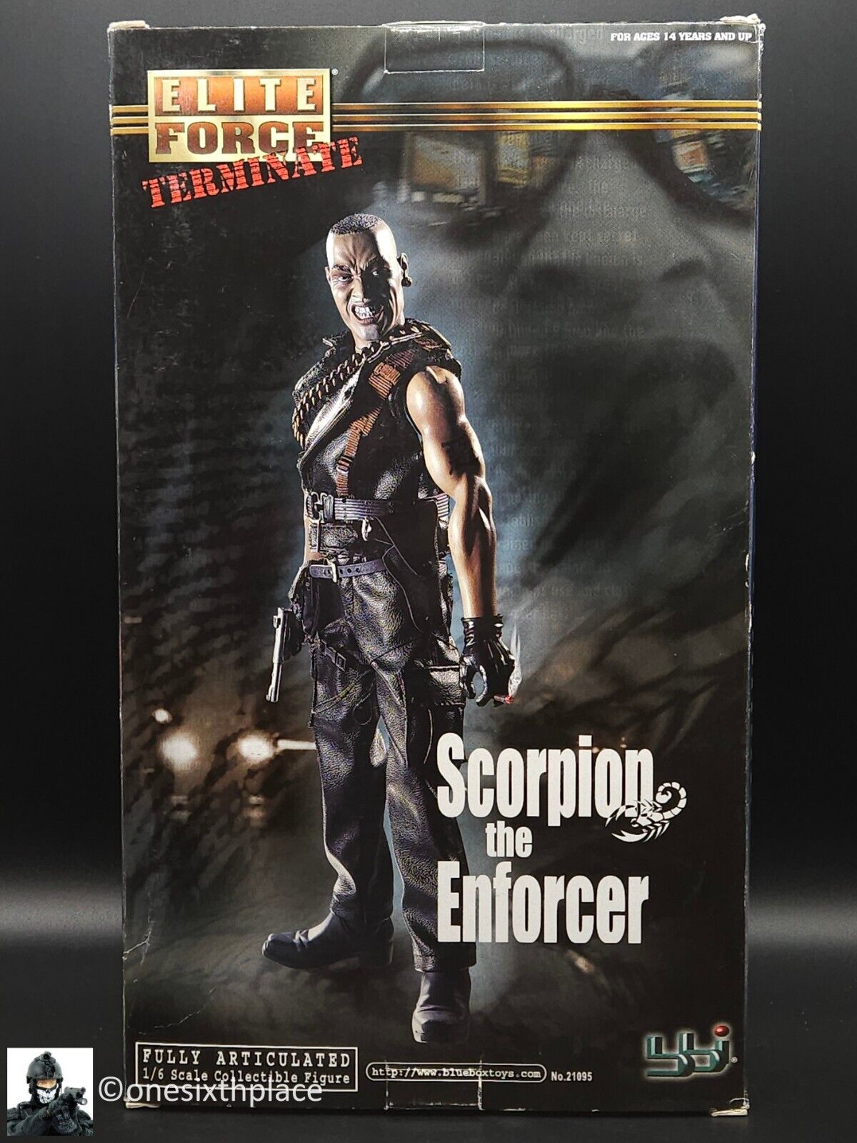 1:6 BBI Elite Force Terminate "Scorpion the Enforcer" 12" Action Figure Villain