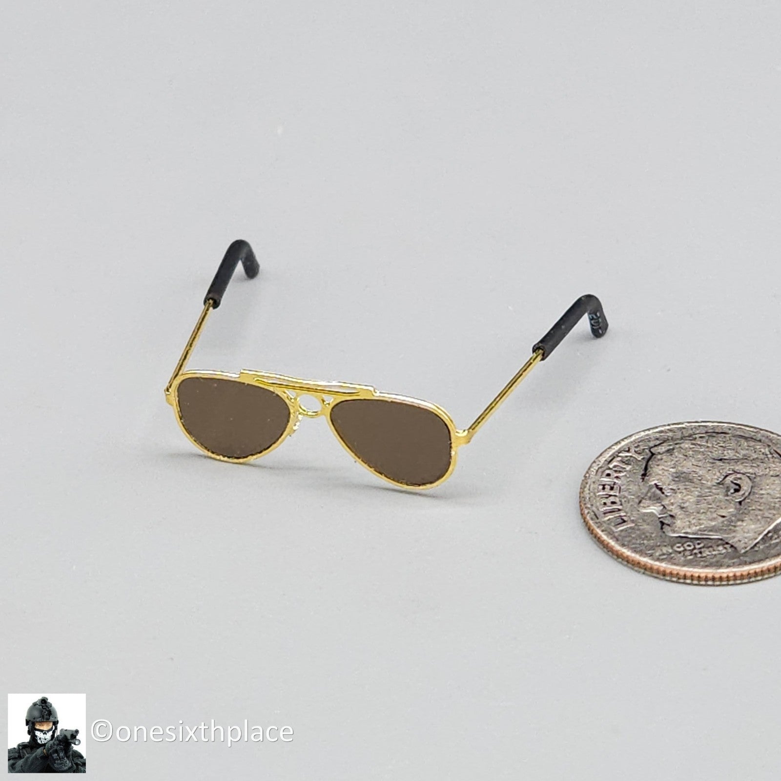 1:6 DID US Navy F-14 Pilot Tom & Nick Sunglasses Style #2 for 12" Figures