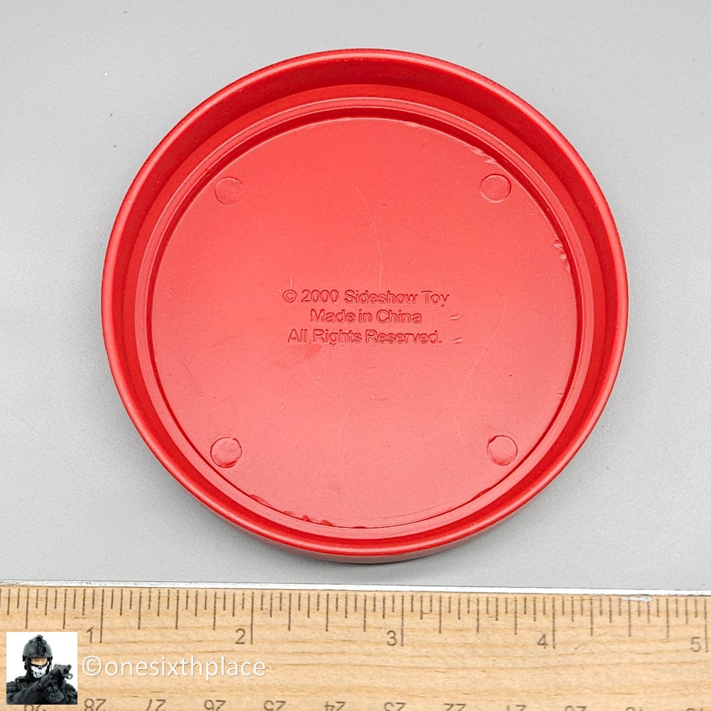 1:6 scale Sideshow USMC Gunnery Sgt. R Lee Ermey Display Base Stand 12" Figures