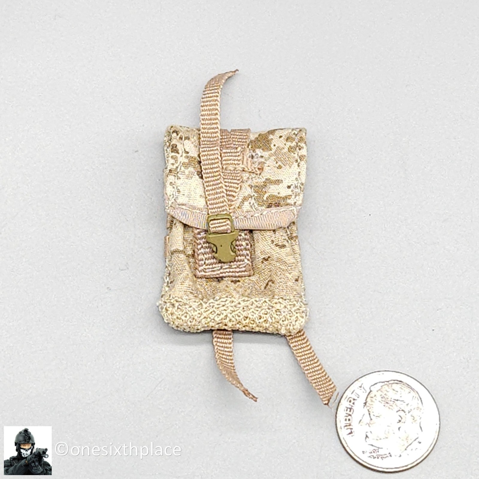 1:6 Soldier Story AOR1 Camo Canteen Pouch for 12" Figures