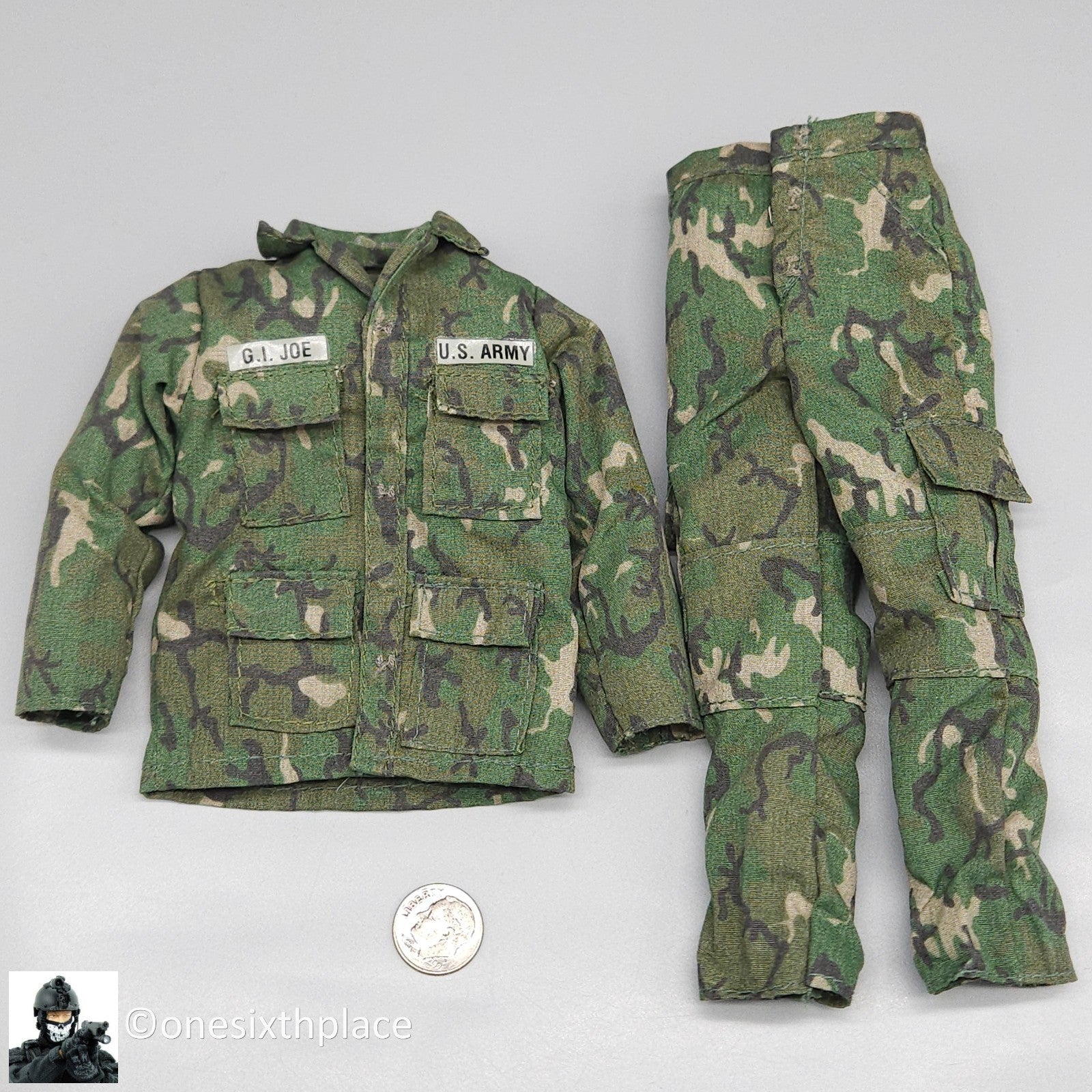 1:6 scale Hasbro GI Joe US Army Camo Uniform for 12" Figures