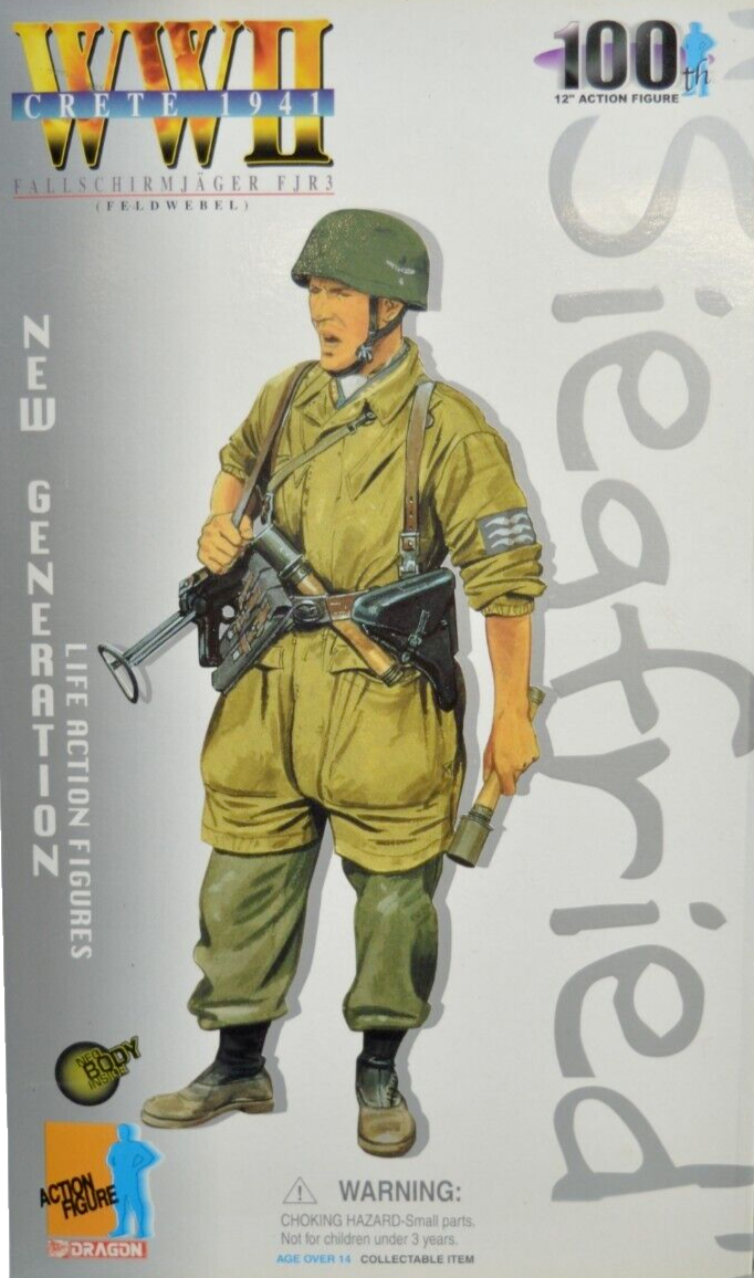 1:6 Dragon WWII German Fallschirmjager Siegfried Feldwebel Uniform 12" Figures