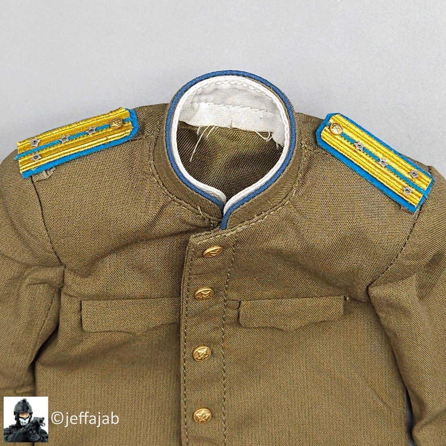 1:6 scale Alert Line WWII Soviet NKVD Officer Tunic Captain Rank for 12" Figures