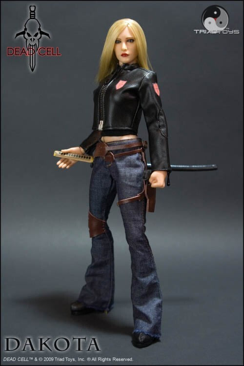 1:6 scale Triad Toys Female Boot Cut Denim Jeans for 12" Figures