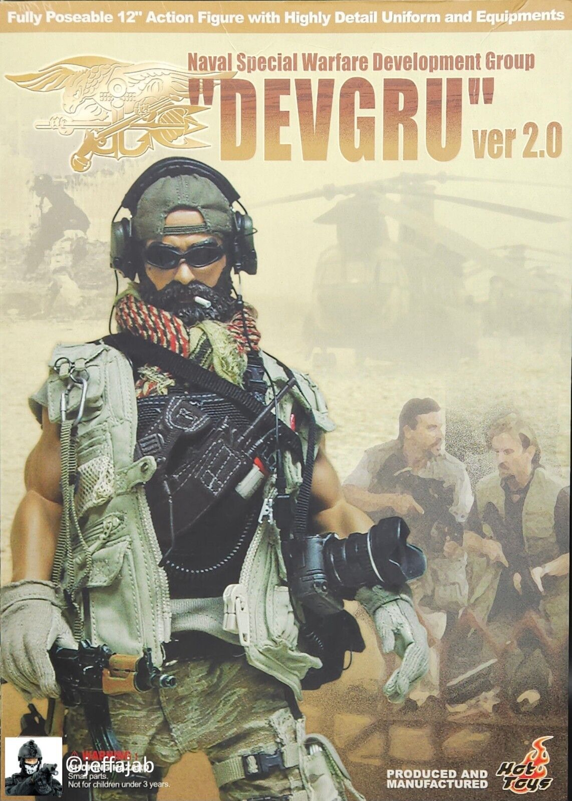 1:6 scale Hot Toys DEVGRU M9 Pistol for 12" Figures PMC CIA Army