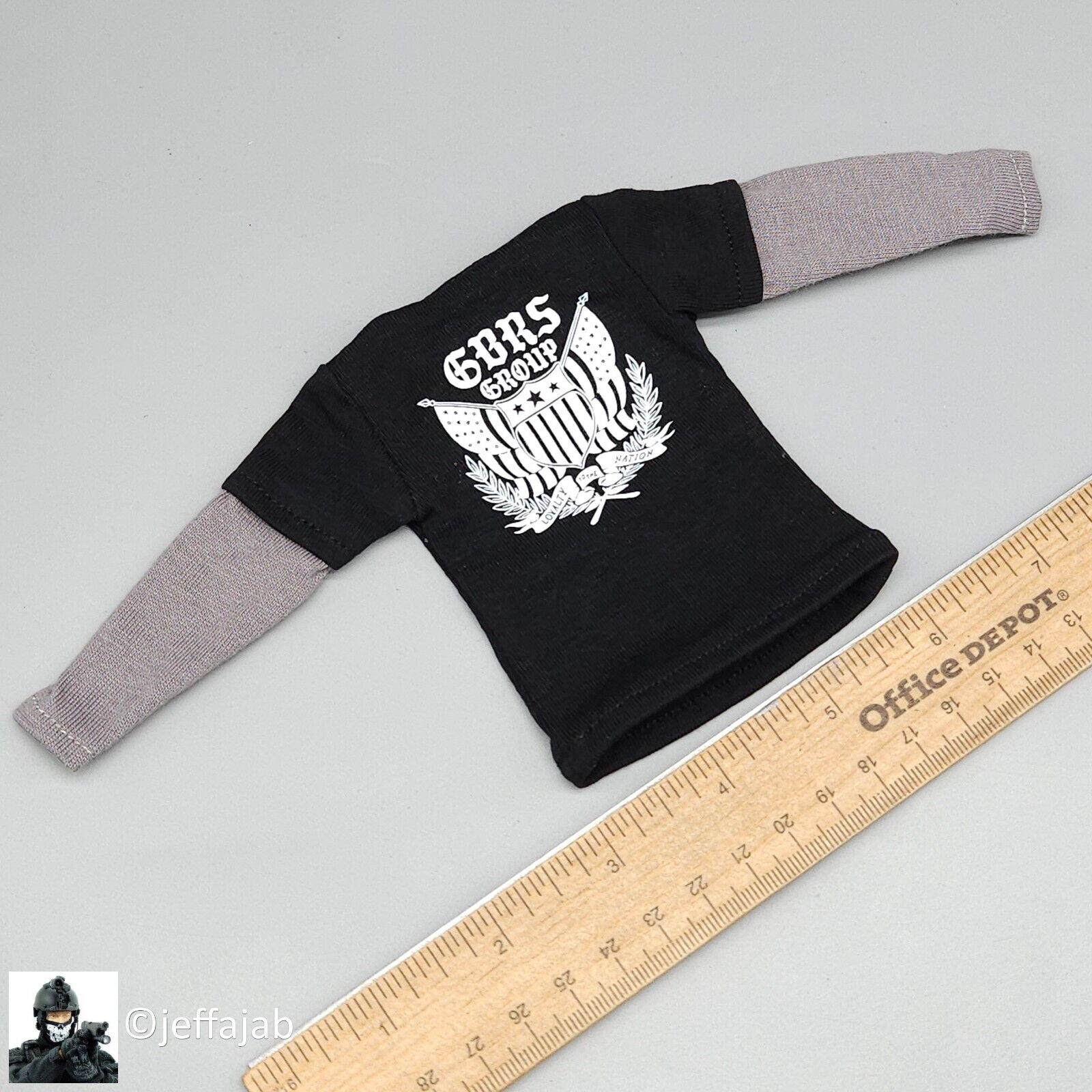 1:6 Easy & Simple Veteran Tactical Instructor Special Long Sleeve Shirt 12"