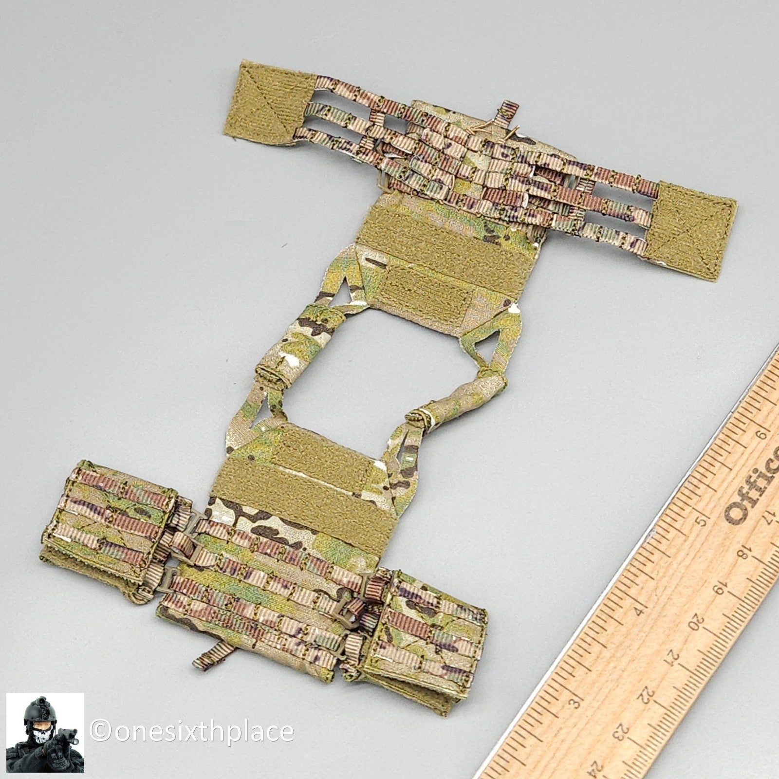 1:6 scale Easy & Simple Coalition Forces Multicam JPC Plate Carrier 26065RA