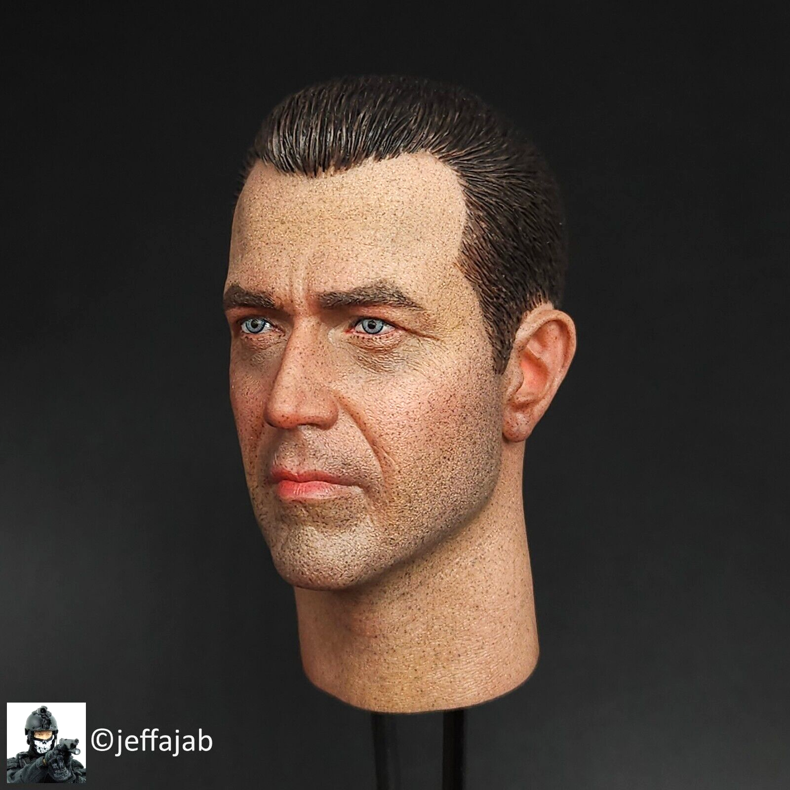 1:6 scale DiD Vietnam War US Army Lt Col Moore Male Head Sculpt