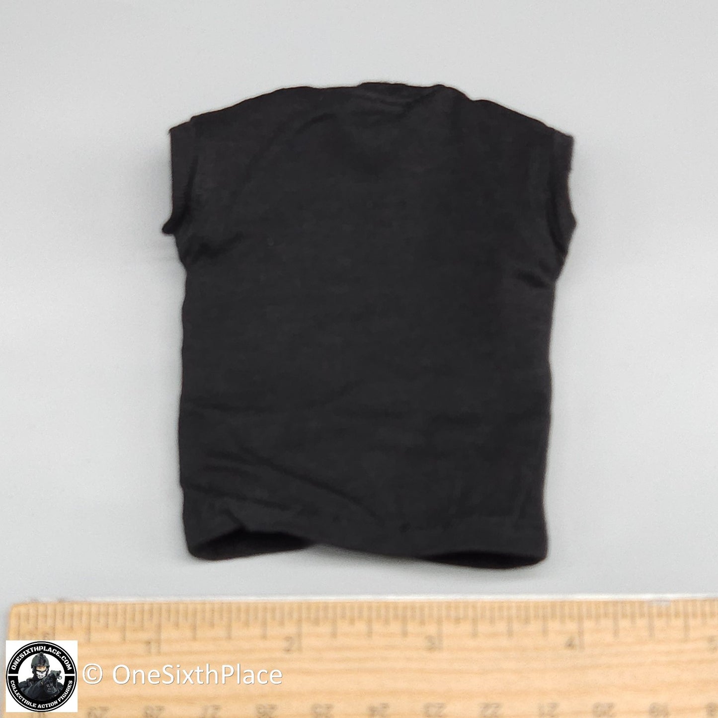 1:6 scale Easy & Simple ZERT Juggernaut Sully Padded Black T-Shirt 12" Figures