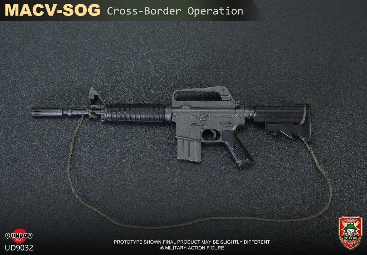 1:6 scale Ujindou Vietnam MACV-SOG Cross-Border Operation XM177E2 Carbine Rifle