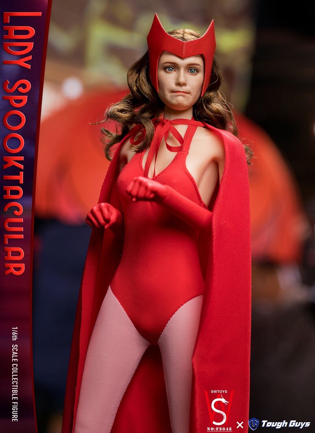 1:6 scale SW Toys Lady Spooktacular Scarlet Witch Magic Fire Flames (Plastic)