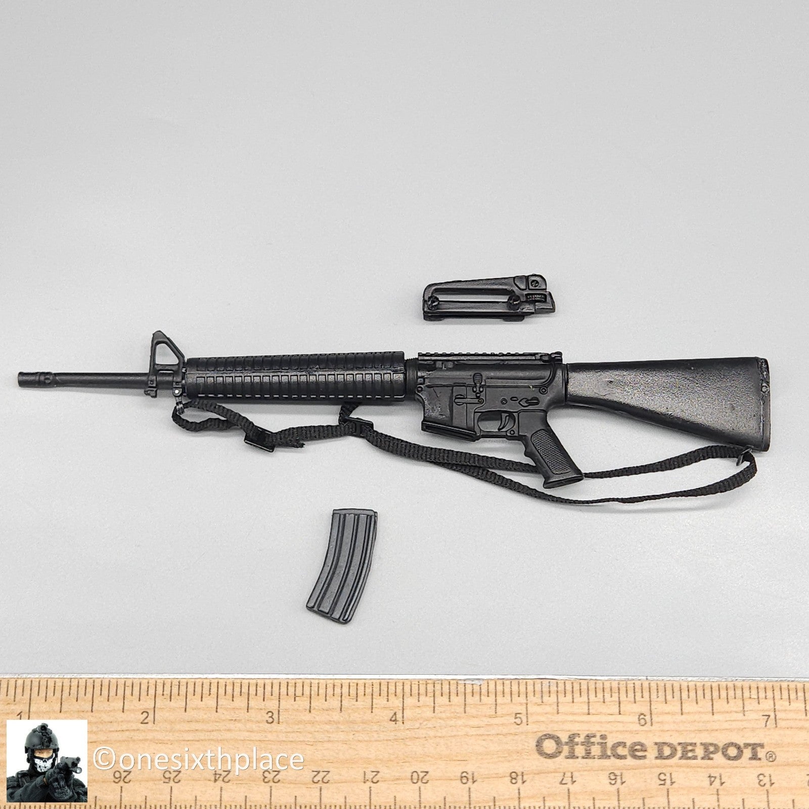 1:6 scale BBI Freedom Force M16 Rifle w/ Removable Carry Handle for 12" Figures