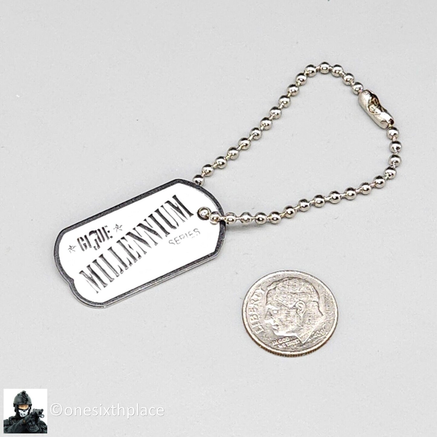 1:6 Hasbro GI Joe Millennium Series Dog Tag (2000) for 12" Figures