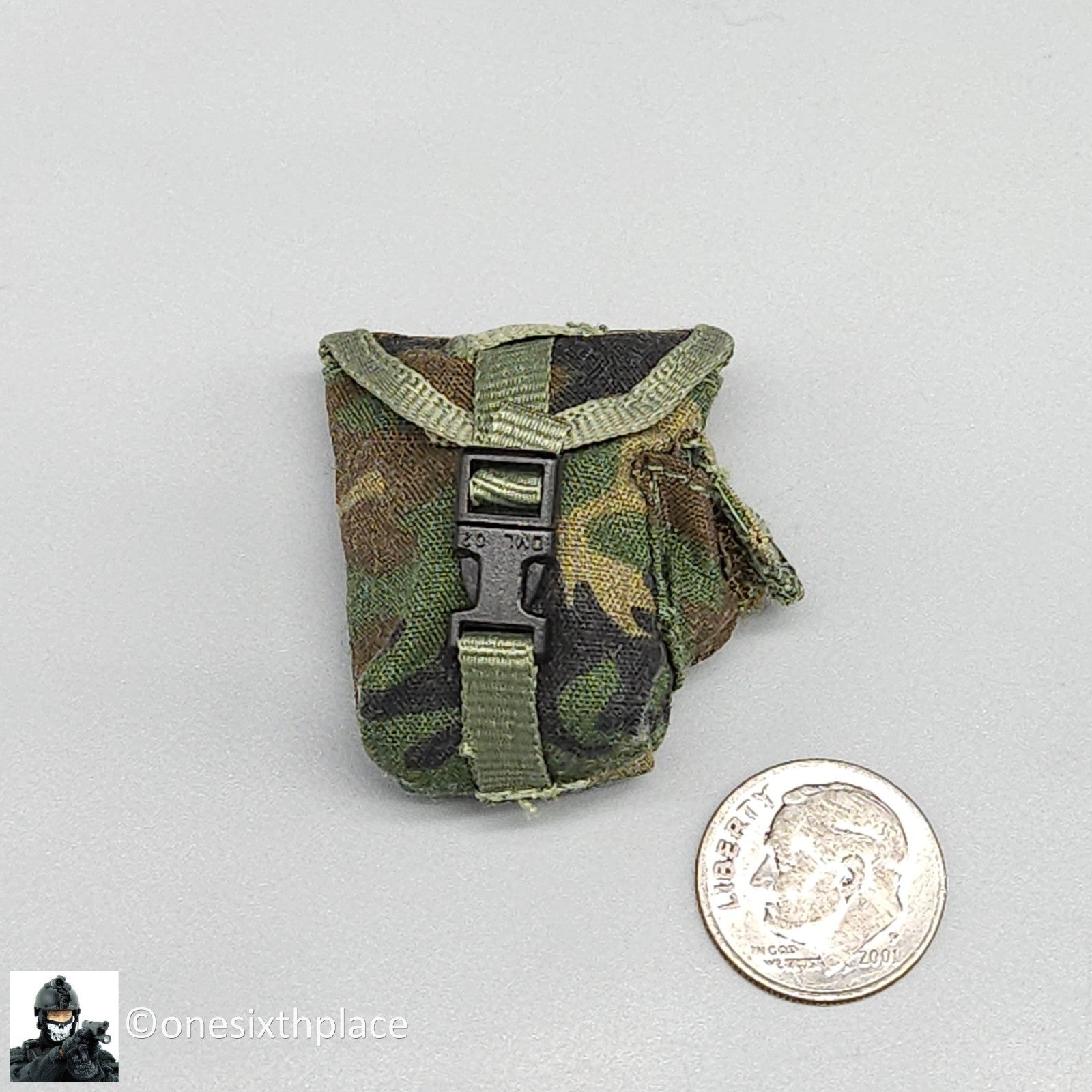 1:6 scale Dragon Modern Woodland Camo Utility Ammo Pouch for 12" Figures