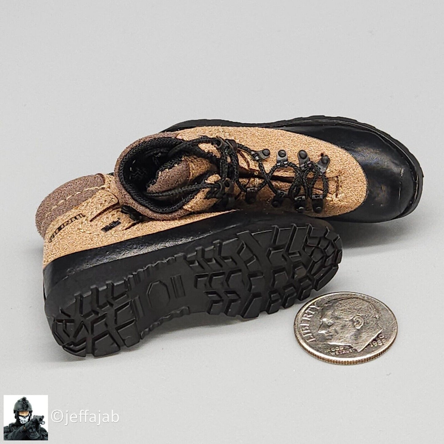 1:6 scale Soldier Story German KSM VBSS GTX Boots (Foot Type) for 12" Figures