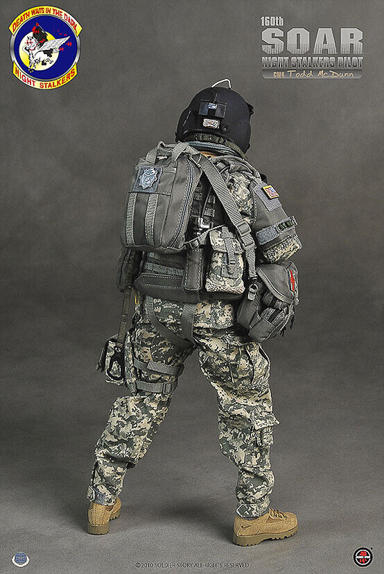 1:6 Soldier Story Nightstalkers Helicopter Pilot Hydration Backpack 12" GI Joe