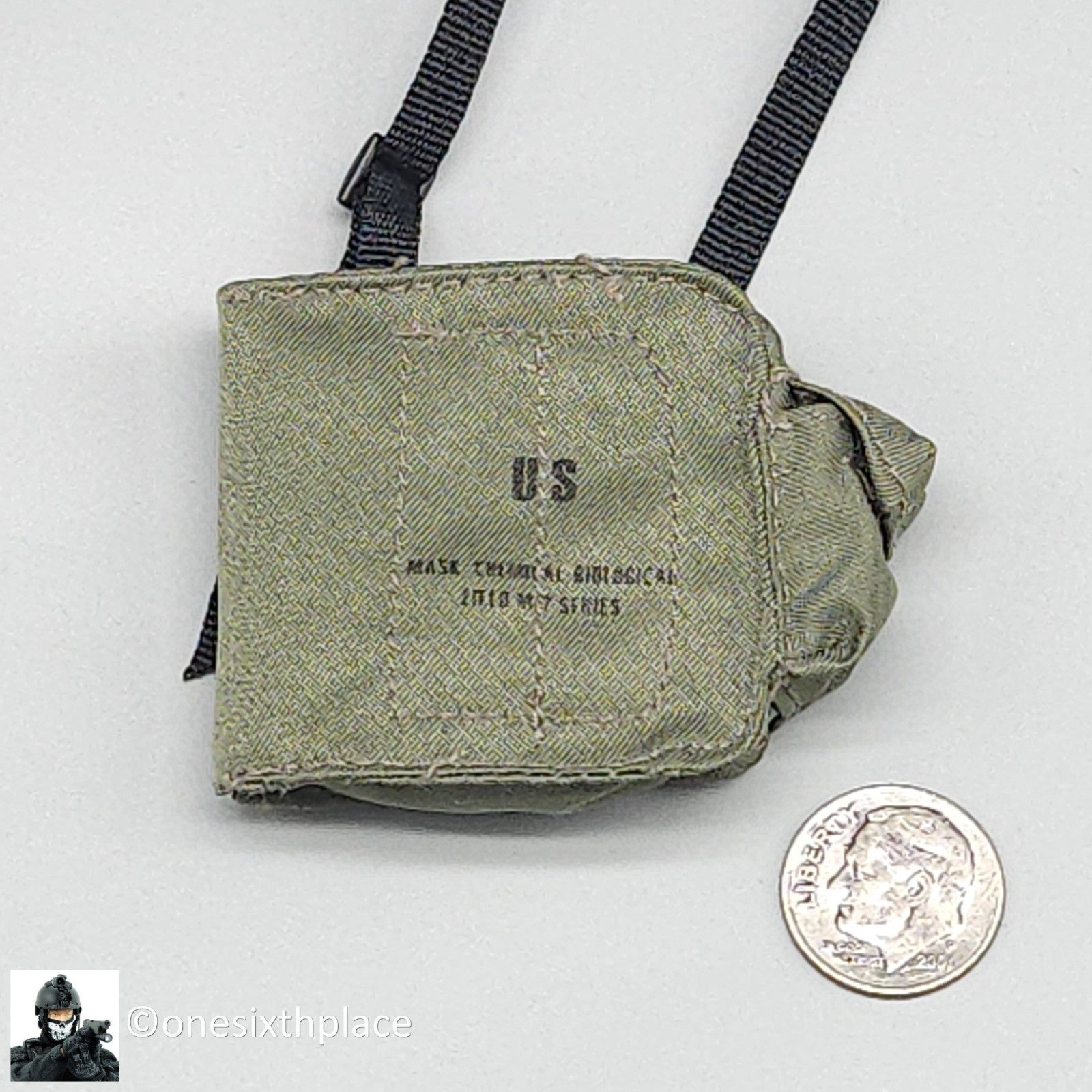 1:6 scale Dragon DEVGRU Shane Gas Mask Bag Pouch for 12" Figures