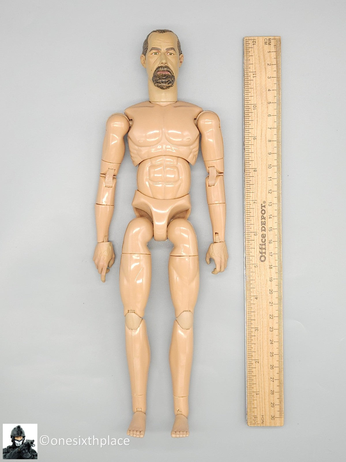 1:6 scale Sideshow Civil War 57th Virginia Infantry Male Nude Body 12" Figure