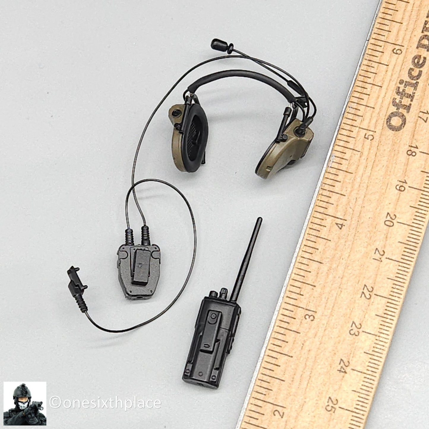 1:6 scale Easy & Simple Russian ALPHA Team Leader Radio w/ Headset 12" Figures