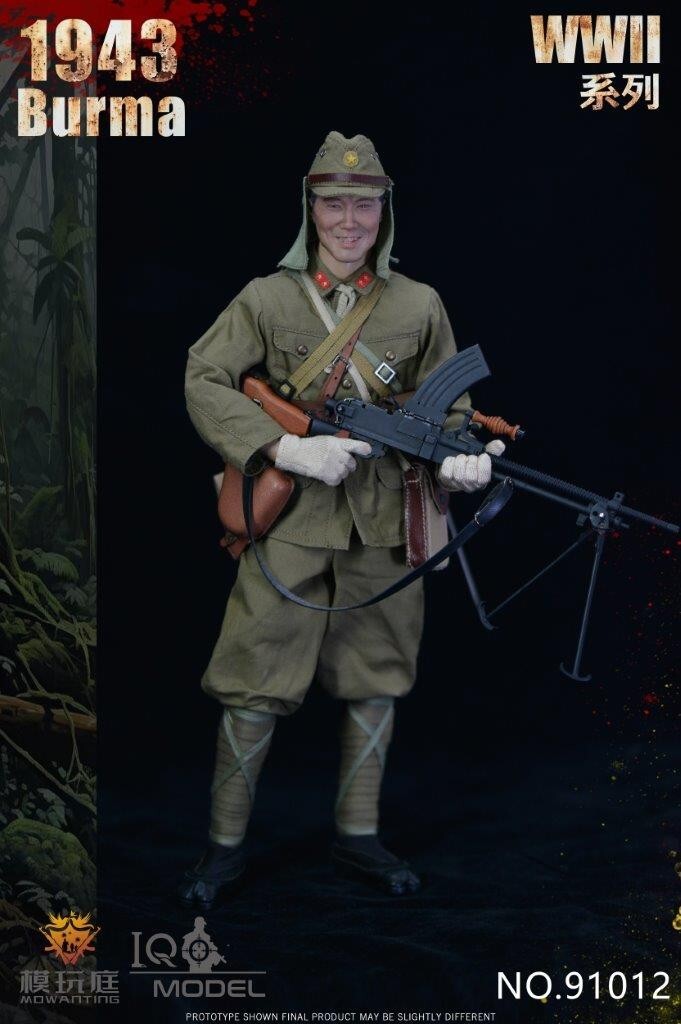 1:6 scale IQO Model WWII Japanese 1943 Burma 12" Figure 91012