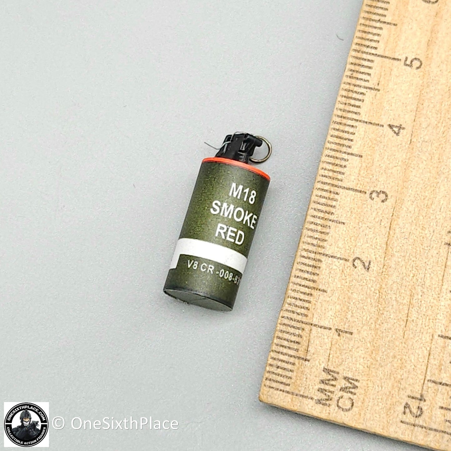 1:6 scale Easy & Simple ZERT Juggernaut Smoke Grenade Red (x1) for 12" Figures